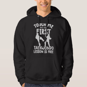 Tik me aan en je eerste taekwondo-lesson is vrij t hoodie
