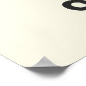 Tik niet op Cactus Poster (Hoek)