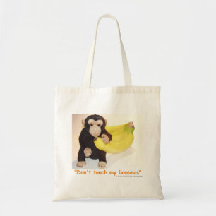 Tik niet op Mijn banaan Pet Monkey Lunch Bag Tote Bag