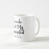 Tik niet op Mijn Christelijke geanonimiseerde offe Koffiemok (Voorkant rechts)