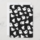 Tik of behandel schattig kind halloween aangepaste kaart (Achterkant)