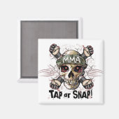 Tik of Magnetisch MMA-schedel Magneet (Voorkant / Achterkant)