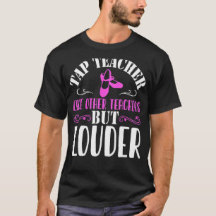 Tik op dansleraar Tik dansend T-shirt