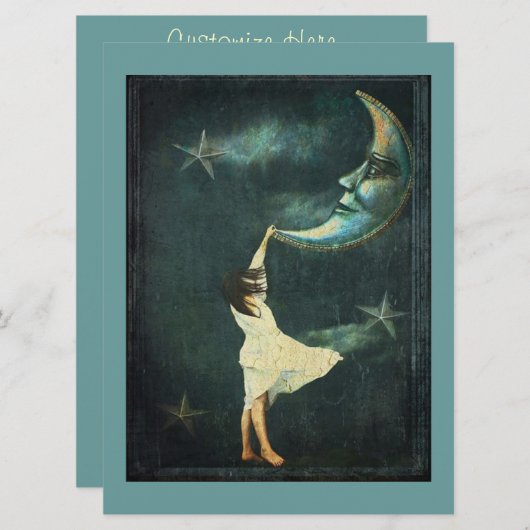 Tik op de maan (Voorkant / Achterkant)