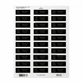 Tik op het label Class Afstuderen Address Label (Full Sheet)