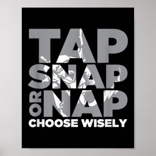 Tik op Magnetisch of Nap Brazillian Jiu Jitsu BJJ Poster