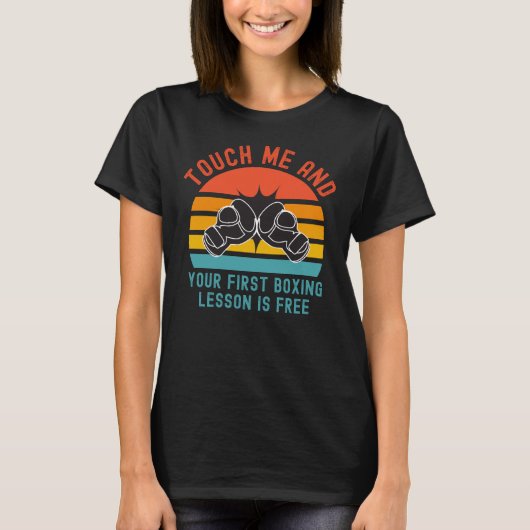 Tik op mij en je eerste draagtas is gratis t-shirt (Voorkant)