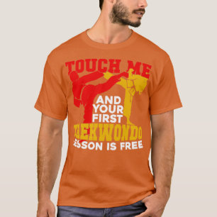Tik op mij en je eerste Taekwondo-leson is gratis T-shirt