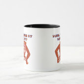 Tik op Mijn aap Funny T-shirts Gifts Mok (Midden)