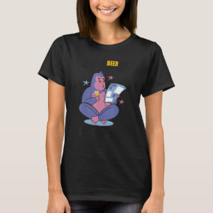 Tik op mijn bier en ik zal je zo hard bier 1 laten t-shirt