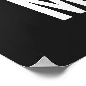 Tik op Mijn Butt Funny Quote Poster (Hoek)