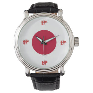 Tik op Rush Japan flag Watch Horloge