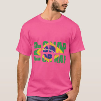 Tik op snap of dutje Braziliaanse jiu-jitsu Brazil T-shirt