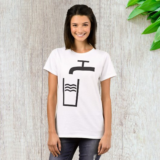 Tik op watersymbool t-shirt
