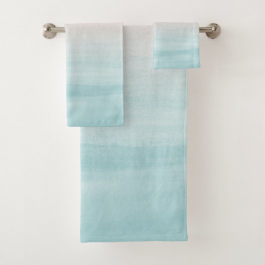 Tik op Waterverf Abstract Beach Dream #1 Bad Handdoek (Insitu)