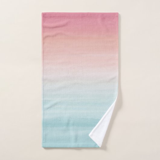 Tik op Waterverf Abstract Beach Dream #1 Bad Handdoek (Handdoek)