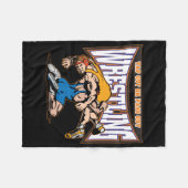 Tik op Wrestlers Fleece Deken (Voorkant (Horizontaal))