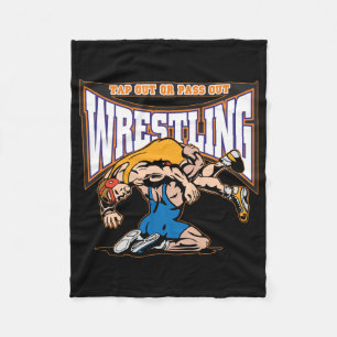Tik op Wrestlers Fleece Deken