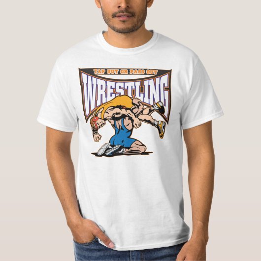 Tik op Wrestlers T-shirt (Voorkant)