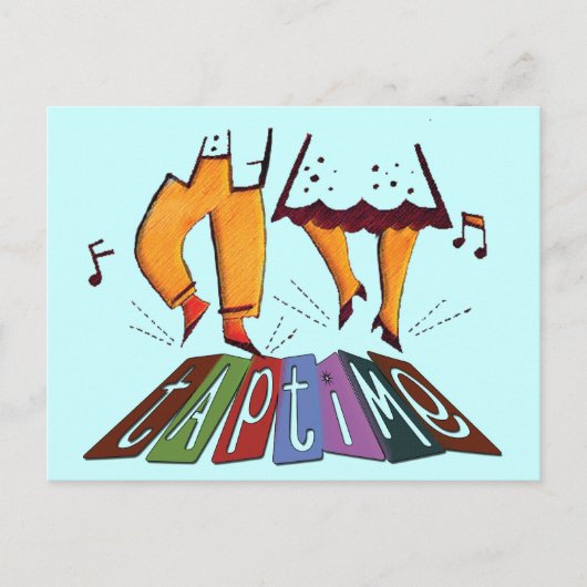 Tik tijd briefkaart (Voorkant)