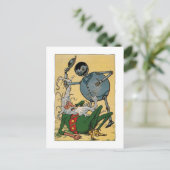 Tik-Tok Little Wizard van Oz Briefkaart (Staand voorkant)