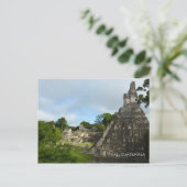 Tikal Guatemala Maya Temple Voir carte postale (Debout devant)