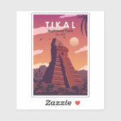 Tikal National Park Guatemala  Sticker (Vel)
