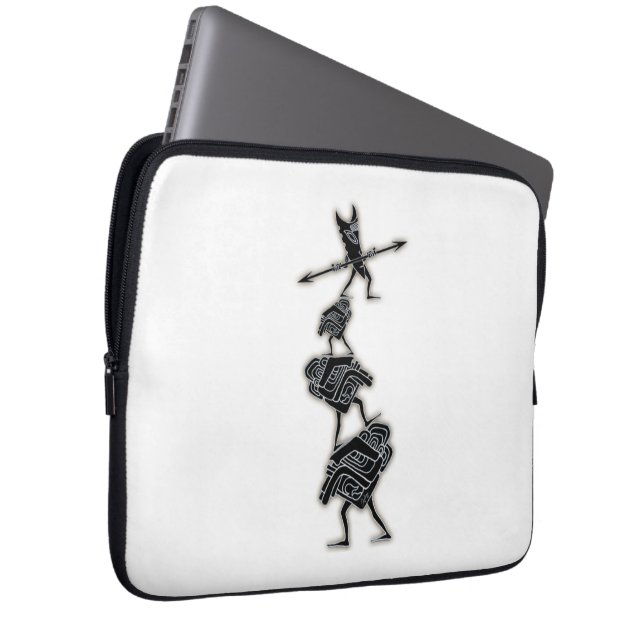 Tiki Adventure Laptop Sleeve (Voorkant Rechts)