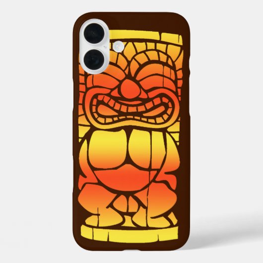 Tiki Ailani Hawaiian Sunset Blend Sinaasappel Case-Mate iPhone Case (Achterkant)