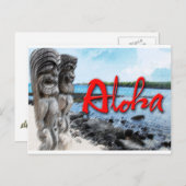 Tiki Aloha Briefkaart (Voorkant / Achterkant)