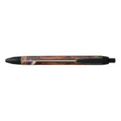 Tiki Aloha Hawaiian Rustic Tropisch eiland Blauwe Inkt Pen (Achterkant)