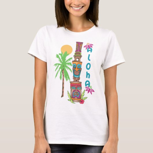 Tiki Aloha T-shirt (Voorkant)