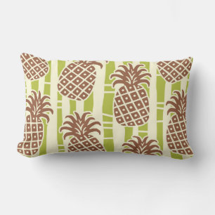 Tiki Ananas Bamboe Strepen Patroon Kussen