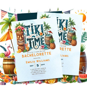 TIKI Bachelorette Tropical Luau Hawaiian