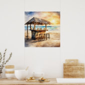 Tiki Bar - 3 - Poster (Keuken)