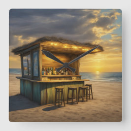 Tiki Bar - 4 - Vierkante Klok