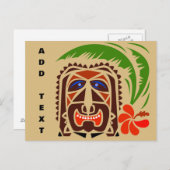 Tiki Bar, Briefkaart (Voorkant / Achterkant)