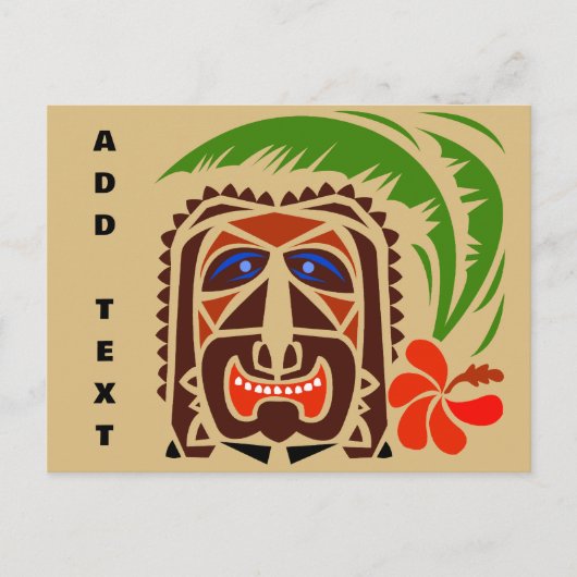 Tiki Bar, Briefkaart (Voorkant)