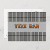 Tiki Bar Briefkaart (Voorkant / Achterkant)
