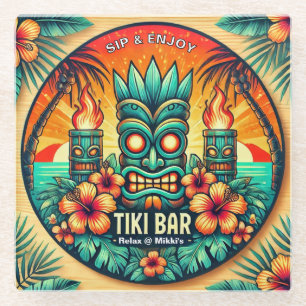 Tiki Bar Glass Onderzetter