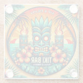Tiki Bar Glass Onderzetter (Achterkant)
