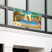 Tiki Bar in Paradise Spandoek (Buitenkant Gebouw)