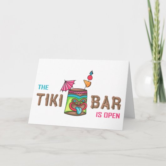 Tiki Bar Kaart (Voorkant)