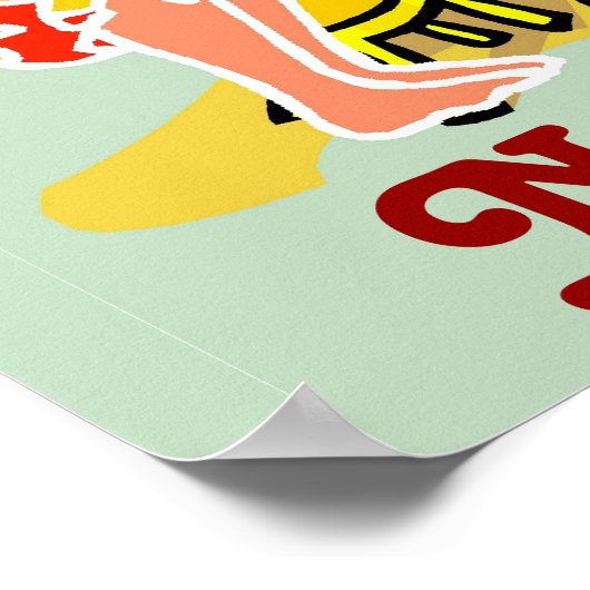 Tiki Bar, naam toevoegen Poster (Hoek)