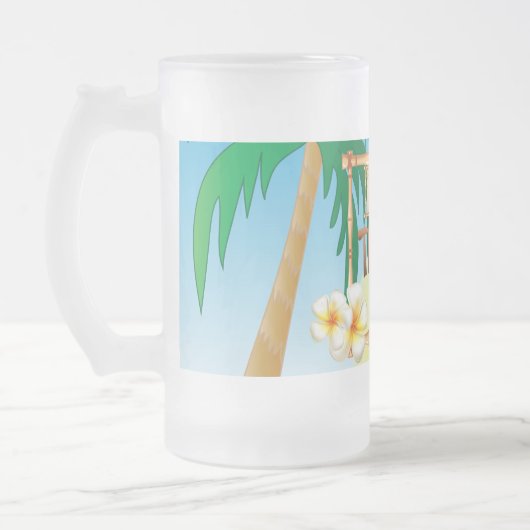 Tiki Bar-partij personaliseren Matglas Bierpul (Links)