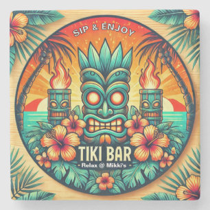 Tiki Bar Stone Onderzetter