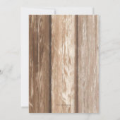 Tiki Beach Bar Tropisch Afstuderen Party Kaart (Achterkant)