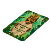 Tiki Beach Save-the-Date Magneet (Linkerzijde)