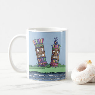 Tiki Bird Plum Coffee Mug