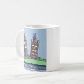 Tiki Bird Plum Coffee Mug (Devant gauche)